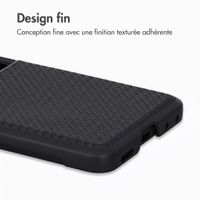 Accezz Coque arrière Grid Samsung Galaxy Z Flip 8 - Noir