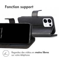 imoshion Étui de télephone portefeuille de luxe Oppo Reno 16 / 16 Pro - Noir