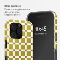 Selencia Coque arrière Vivid avec MagSafe Apple iPhone 16 Pro - Check This Olive