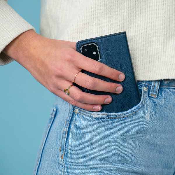 imoshion Étui de télephone portefeuille de luxe OnePlus Nord - Bleu foncé