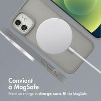 imoshion Coque Color Guard avec MagSafe Apple iPhone 12 (Pro) - Gris