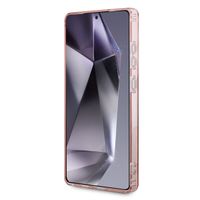 Guess Coque MagSafe IML avec strass Samsung Galaxy S25 Ultra - Rose