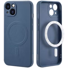 imoshion Coque Couleur avec MagSafe Apple iPhone 13 - Bleu foncé