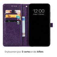 imoshion Etui de télephone Mandala Samsung Galaxy A18 (4G) / A17 (4G/5G) - Violet