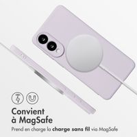 imoshion Coque Couleur avec MagSafe Samsung Galaxy S25 Edge - Violet