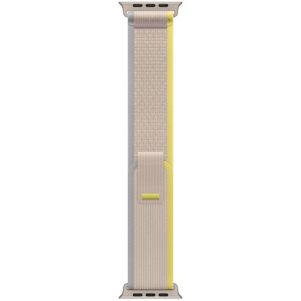 Apple Bracelet Trail Loop Apple Watch | 44/45/46/49 mm - Taille S/M - Jaune / Beige