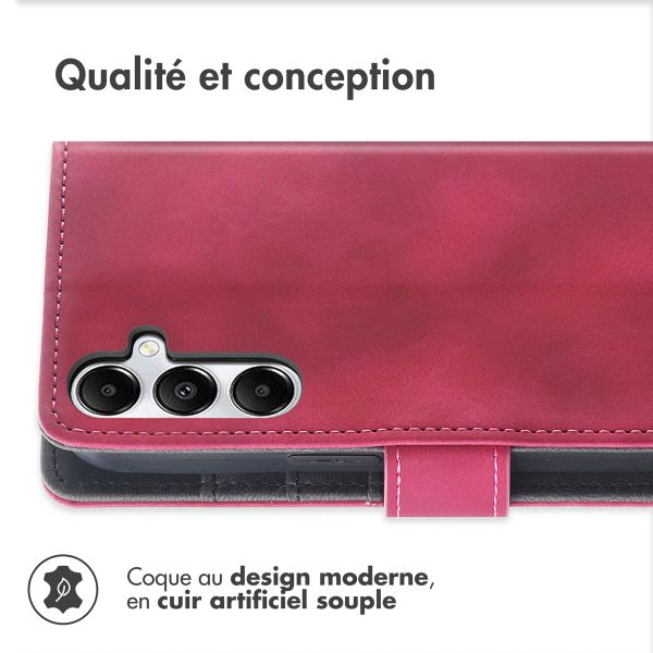imoshion Etui de télephone portefeuille avec cordon Samsung Galaxy A17 (5G) / (4G) - Rouge