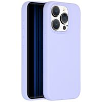 Accezz Coque Liquid Silicone Apple iPhone 15 Pro - Violet