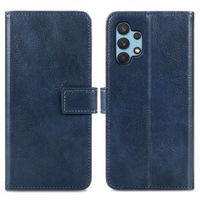 imoshion Étui de télephone portefeuille de luxe Samsung Galaxy A32 (4G) - Bleu foncé