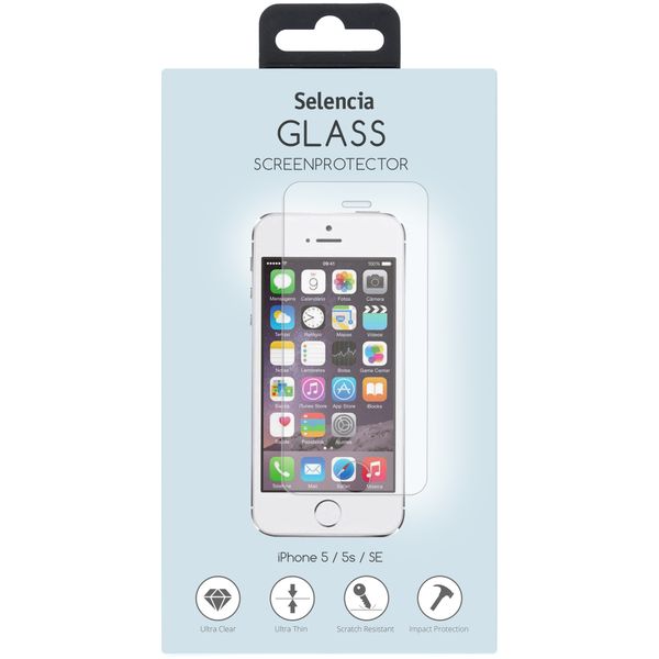 Selencia Protection d'écran en verre trempé Apple iPhone SE (2016) / 5 / 5s