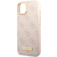 Guess Coque 4G Logo Monogram MagSafe Apple iPhone 14 - Rose