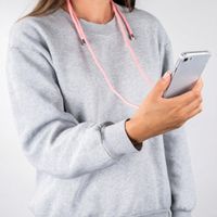 imoshion Coque arrière transparente avec cordon Samsung Galaxy A50 / A30s - Rose