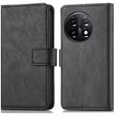 imoshion Étui de télephone portefeuille de luxe OnePlus 11 - Noir
