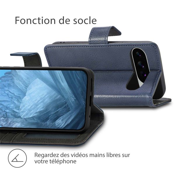 imoshion Étui de télephone portefeuille de luxe Google Pixel 10 / 10 Pro - Bleu foncé