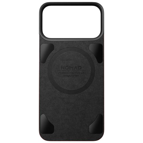 Nomad Magnetic Leather Backside Apple iPhone 18 Pro Max - Burgundy