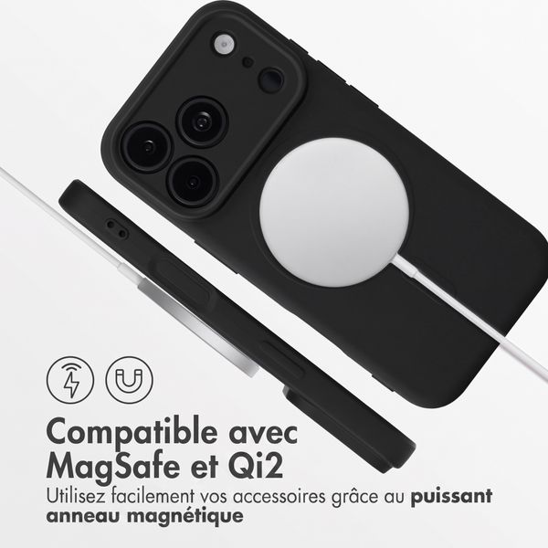 imoshion Coque Couleur avec MagSafe Apple iPhone 18 Pro Max / 17 Pro Max - Noir