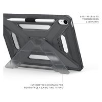 UAG Coque arrière Scout Plus avec support Scout Apple iPad 11 (2025) 11 pouces A16 / iPad 10 (2022) 10.9 pouces - Ash