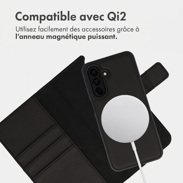 imoshion Étui portefeuille luxe 2-en-1 amovible Samsung Galaxy A26 - Noir