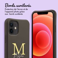 Coque Color MagSafe avec cordon amovible et photo et/ou texte personnalisés Apple iPhone 12 (Pro) - Lettre