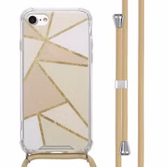 imoshion Coque Design avec cordon Apple iPhone SE (2022 / 2020) / 8 / 7 - Beige Graphic