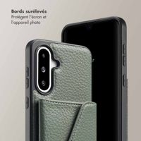 Selencia Coque de télephone Sera avec cordon et porte-cartes enveloppe Samsung Galaxy A36 / A56 - Sage Green