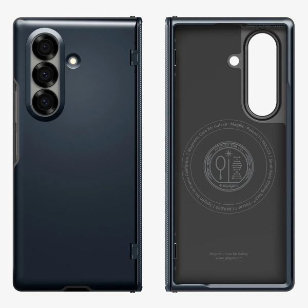 Spigen Coque Slim Armor Pro MagFit Samsung Galaxy Z Fold 7 - Metal Slate