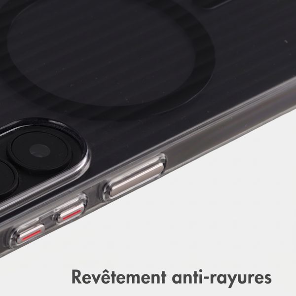 Accezz Coque arrière Lite avec MagSafe | Fluted | Samsung Galaxy S26 - Noir
