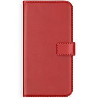Selencia Étui portefeuille en cuir véritable Samsung Galaxy S20 FE - Rouge