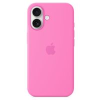 Apple Coque en silicone MagSafe Apple iPhone 16 - Peony Pink