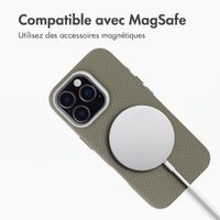 Accezz Coque arrière Mesh avec MagSafe Apple iPhone 16 Pro - Gris foncé