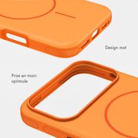 imoshion Coque arrière Color avec Thin MagSafe Ring Apple iPhone 17 Pro - Orange