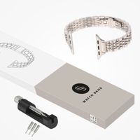 Selencia Bracelet en acier slim style Jubilee Apple Watch | 38/40/41/42 mm - Starlight