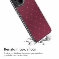 imoshion Coque Design Apple iPhone 14 - Crush Check Coral Dust