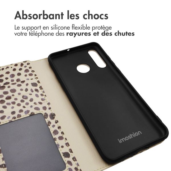 imoshion Étui de télephone portefeuille Design Huawei P30 Lite - Black And White Dots