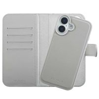 Selencia Étui portefeuille amovible Olyn avec MagSafe Apple iPhone 16 - Gris
