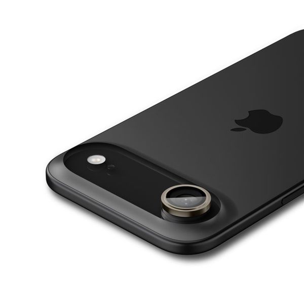 Spigen Optik Pro EZ Fit Lens Protector - Protection d'objectif de caméra (lot de 2) Apple iPhone Air - Crystal Gold