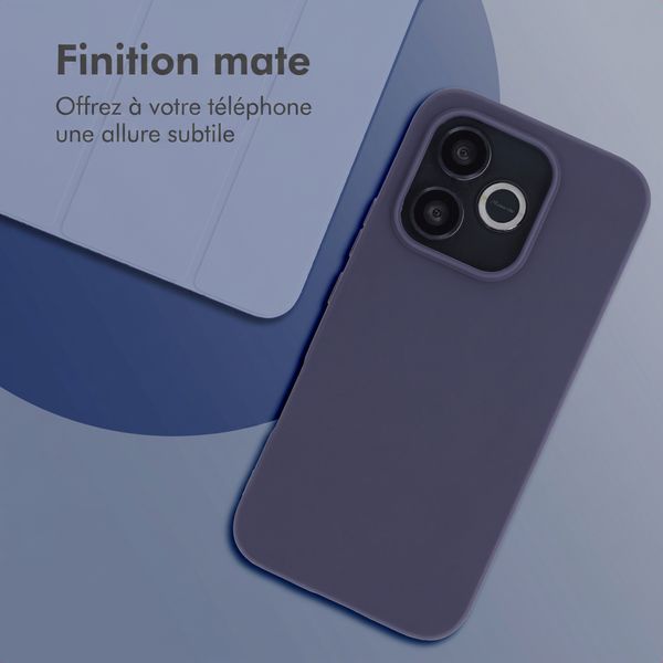 imoshion Coque Couleur Honor 600 Lite - Bleu foncé