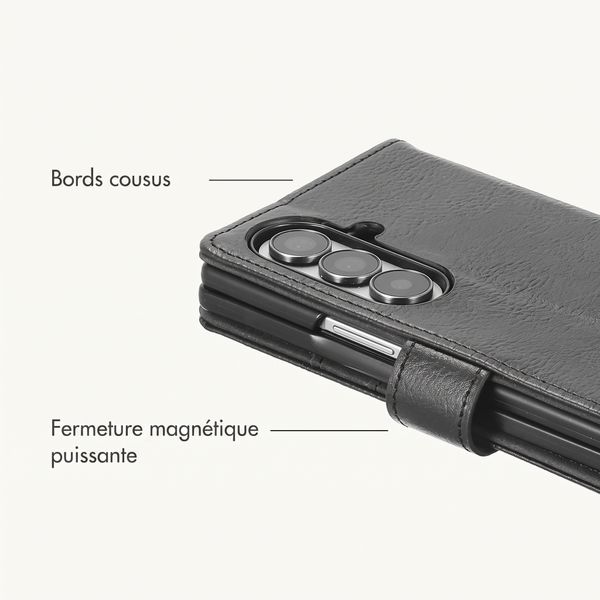 imoshion Étui de télephone portefeuille de luxe Samsung Galaxy Z Fold 8 Ultra - Noir