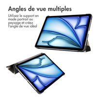 imoshion Coque tablette Design Trifold Apple iPad Air 13 pouces (2026) M4 / (2025) M3 / (2024) M2 - Leopard