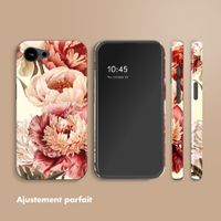 Selencia Coque arrière Vivid avec MagSafe Apple iPhone 17e / 16e - Vintage Peony