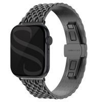 Selencia Bracelet dragon en acier Apple Watch | 44/45/46/49 mm - Noir