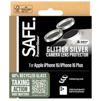 SAFE by PanzerGlass Protection d'objectif de caméra Apple iPhone 16 / 16 Plus - Glitter Silver