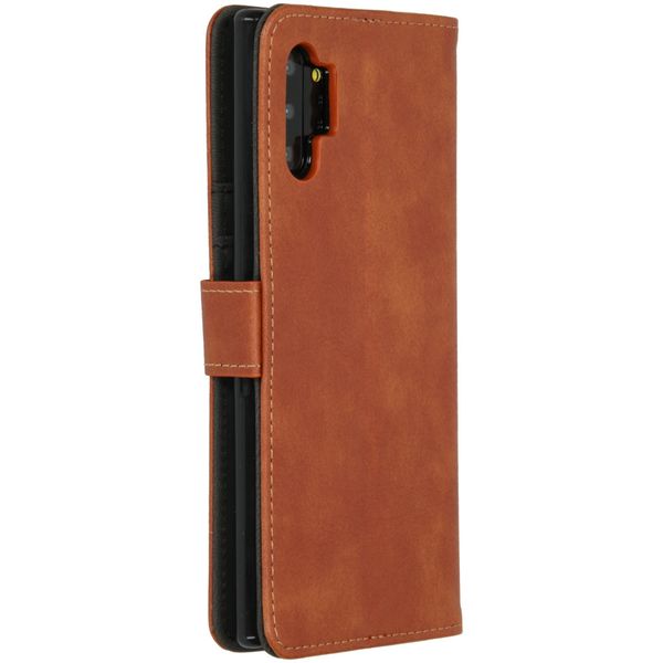 imoshion Étui de télephone portefeuille de luxe Samsung Galaxy Note 10 Plus - Marron