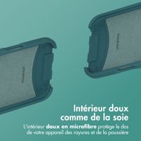 imoshion Coque arrière Color avec cordon amovible et MagSafe Apple iPhone Air - Vert foncé