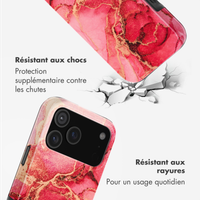 Selencia Coque arrière Vivid avec MagSafe Apple iPhone 17 Pro Max - Rosy Marble