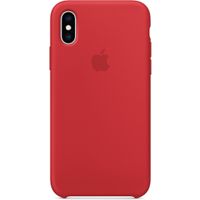 Apple Coque en silicone Apple iPhone X / Xs - Red