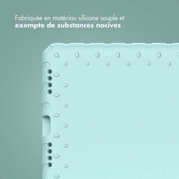 imoshion Coque kidsproof avec poignée Apple iPad 11 (2025) 11 pouces A16 / iPad 10 (2022) 10.9 pouces - Soft Blue