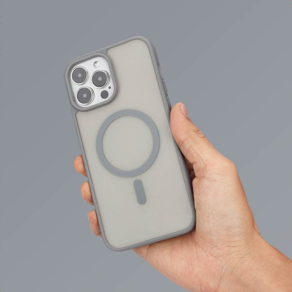 imoshion Coque Color Guard avec MagSafe Apple iPhone 14 Pro Max - Gris