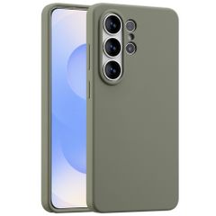 Accezz Coque Liquid Silicone avec MagSafe Samsung Galaxy S26 Ultra - Cooper Green