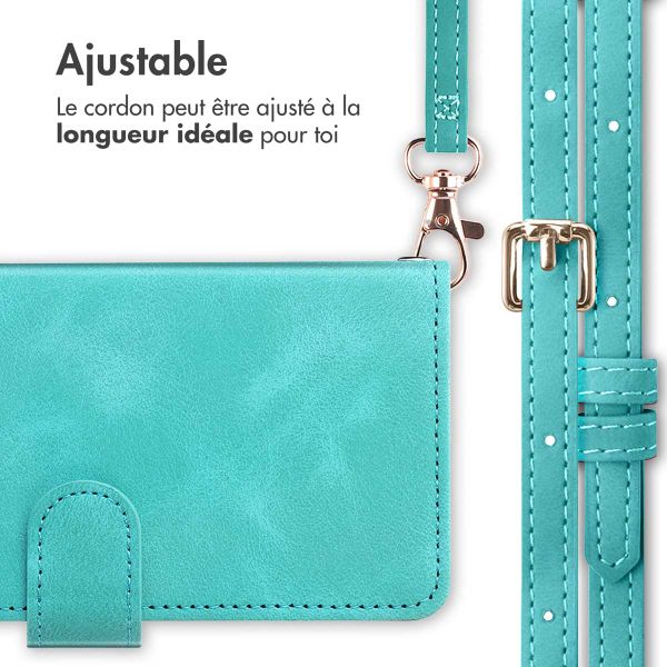 imoshion Etui de télephone portefeuille avec cordon Google Pixel 9A - Turquoise